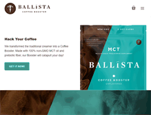 Tablet Screenshot of getballista.com